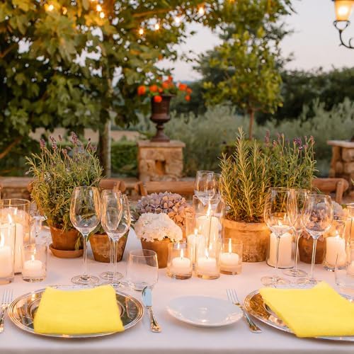 50 Pack Yellow Napkins 20x20Inch Cheesecloth Napkins Bulk - Image 7