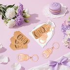 50Pcs Popping Bottle Openers Baby Shower Party Favors for Guests, Rose Gold Bottle Opener Return Gift and Souvenirs with Organza Bags Thank You Cards for Theme Decoration Supplies (Rose Gold) - Image 4
