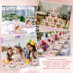 Thenshop 50 Pcs Clear Cupcake Boxes Individual 3.5 Inch, Pink - Image 6