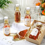 Queekay 20 Pack Mini Swing Top Glass Bottles - Image 4