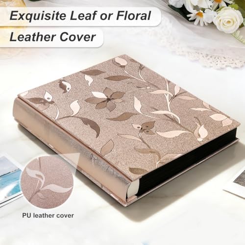 RECUTMS Photo Album 4x6 Pictures 1000 Photos Leather Large Wedding Albums - Image 3