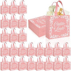 50 Pcs Cielito Lindo Party Favor Bags Reusable Pink Mexican Gift Bags Non Woven Platos De Barro Mexicanos Candy Bag Cinco De Mayo Goodie Bags with Handles for Fiesta Mexican Baby Shower Party Favors by Stuffygreenus