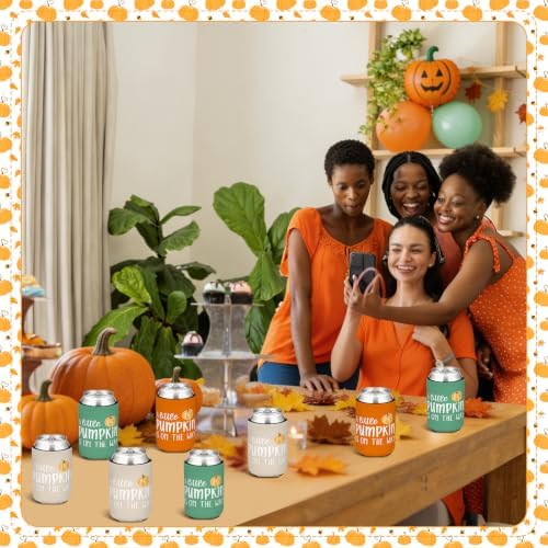 24 Pcs A Little Pumpkin is On the Way Cup Sleeves Bulk - Image 5