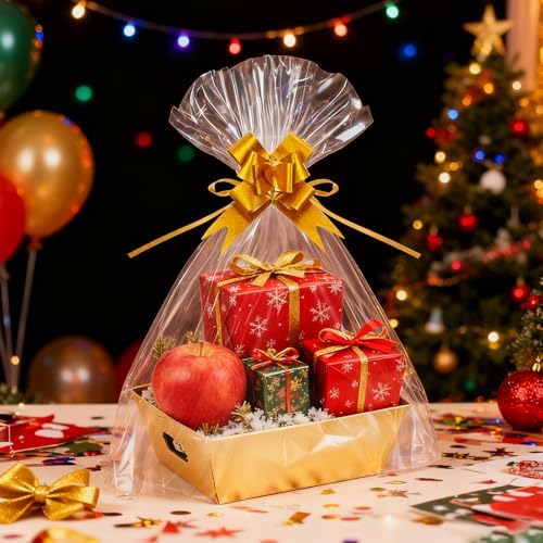 X-Kingsun 10Sets Large Basket for Gift Empty 10x8Inch Brown - Image 6