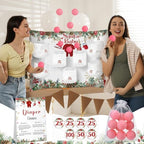 Ctosree 31 Pcs a Santa Baby Is on the Way Diaper Game Set - Image 2