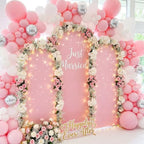 3PCS Metal Arch Backdrop Stand,6+6.6+7.2FT with Covers,Balloon Arch Stand - Image 2