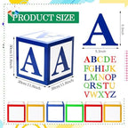 Kolldenn 6 Pcs Custom Letter Balloon Boxes with 104 Letter Cutouts - Image 2