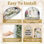 Tingjoo 2 Pcs a New Chapter Begins Decorations Book Themed Party Backdrop - Image 5