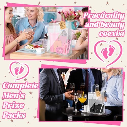 6 Sets Baby Shower Prizes for Women and Men Nail Clippers Mirror Bottle Opener Cup Comb Magnetic Pickup Tool Flashlight Grabber Credit Card Cutter for Baby Shower Game Winners Party - Image 6