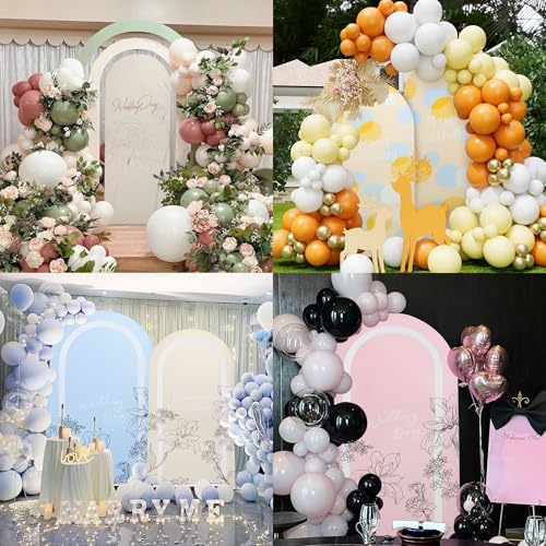6.6FT Wedding Arch Cover – Stretchy Spandex Fabric Backdrop for Arch Stand - Image 3