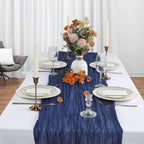 12 Pack 35 x 120 Inch Navy Blue Table Runner Cheesecloth 10Ft - Image 4
