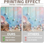 18x7ft Under The Sea Theme Backdrop for Photography Mermaid Princess Pink Shells Coral Pearl Ocean Background for Baby Shower Girls 1st 2nd Birthday Summer Party Decor Photo Props - Image 4