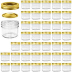 4 oz Glass Jars with Lids and Bands, 40 Pack Canning Jars by Encheng