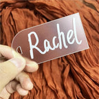 50Pcs Acrylic Place Cards for Wedding Seating Blank DIY Hanging Signs - Image 4