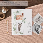 Baby Book Keepsake - Simple Baby Milestone Book for Boy or Girl - Baby Journal & Pregnancy Memory Book - Monthly Milestone Record Baby Books for Baby Shower - Modern Gender Neutral Style Gift for Moms - Image 2