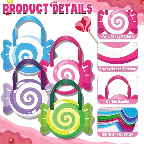 Sweetude 36 Pcs Candy Donut Bag for Party Favor Candyland Bags, Candy - Image 3