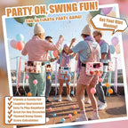 6 Sets Baby Shower Games for Boy or Girl, Twerk Pong Gender Reveal Game - Image 2