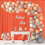 Orange Backdrop Curtains for Parties, Weddings, Stage, 5ft x 10ft, 2 Panels - Image 4