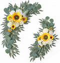ponatia Artificial Sunflowers Wedding Arch Flowers Set of 2 by ponatia