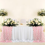 8 Pcs Strawberry Table Runner 29x70 Inch Pink Sheer Party Decor - Image 6