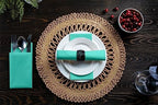 Linen-Feel Bright Green Paper Napkins - Decortive Cloth-Like Disposable Dinner Napkins - Soft And Absorbent. For Kitchen, Party, Wedding, Bathroom Or Any Occasion. (Pack of 100) - Image 6