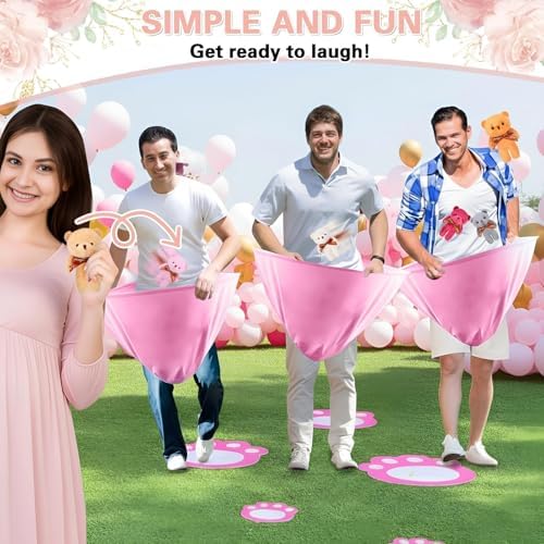 Soulchen 34 Pcs Baby Shower Games Bridal Shower Games, Pink - Image 6