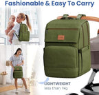 PILLANI Baby Diaper Bag Backpack - Large Bag for Boys & Girls, Waterproof Diaper Backpack - Baby Shower Gifts for Boys - Toddler Diaper Bag with Changing Pad - Large Capacity, Wide Opening Easy Access - Image 6