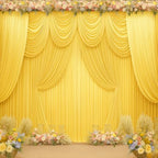 Yellow Backdrop Curtains-Wrinkle-Free Polyester Photography Drapes Party Curtain Background for Baby Shower Wedding Decorations- 40 X10FT - Image 6