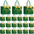 Jetec 45 Pcs Mini Thank You Gift Bag with Handle, Dark Green/gold by Jetec