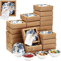 Teenyyou 100 Pack Small Ceramic Bowls Bulk Wedding Favors Blue by Teenyyou