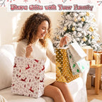 Humyoun 24 Pack Christmas Paper Gift Bags Bulk Assorted Sizes, Colorful - Image 6
