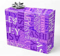 AOFUN Custom Name Text Custom Name Gift Funny Gifts For Friends Custom Name Gift Wrapping Paper Multi Color Birthday Wrapping Paper For Men 5 Rolls 58"" x 23"", Style 20 by Unknown