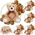 6 Sets Bear Table Centerpieces for Baby Shower Gender Reveal, Brown by VercanMonth