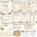 Funnymoom 426 Pcs Baby Shower Games Set Coffee Theme, 8 Activities by Funnymoom