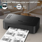 [2000 Sheets 12000 Labels] Shipping Labels 3 1/3"x4" Printable White 6 up Labels for Laser/Inkjet Printers, Mailing FBA Address Label Sticker Paper - Permanent Adhesive Label Blank - Image 3