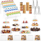 LemonRoad 19 Pcs Cupcake Stand Holder Dessert Table Display,White and White by Unknown