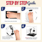 Circa Print Baby Soccer Ball Handprint Kit, Ink Pad for Hand and Footprints - Unique Keepsake for Dads, Shower Present for Moms, Newborn Gift - Image 4