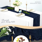 20 Pack Cheesecloth Table Runner 17 x 108 Inch, Navy Blue - Image 5