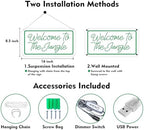 Welcome to the Jungle Neon Sign, Neon Light Sign for Wall Decor Dimmable Green LED signs for Bedroom Home Birthday Party Wedding Engagement Garden Man Cave Decor USB Powered - Image 5