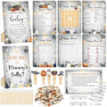 Funnymoom 426 Pcs Halloween Baby Shower Games Set, 8 Party Activities by Funnymoom