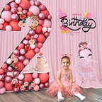 Pink Backdrop Curtain for Parties Rod Pocket Pink Curtains Photography Backdrop Drapes Privacy Fabric Decoration for Birthday Party Wedding Baby Shower Home Decor, 5ft x 10ft, 2 Panels - Image 3