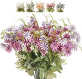 Artificial Flowers Wildflowers Silk Daisy Spring Fake Daisies Decoration Summer UV Resistant Colorful Mixed Bundles Faux Greenery Outdoor Plant Stem Filler for Home Decor Indoor Floral Arrangements by Bovvered