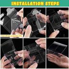 Eaasty 200 Pcs 3 x 3 x 3 Inch Clear Favor Boxes Plastic Treat Gift Boxes - Image 4