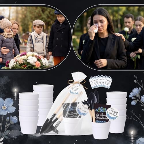 Amyhill 50 Sets Forget Me Not Funeral Favors for Guests Bulk - Image 5