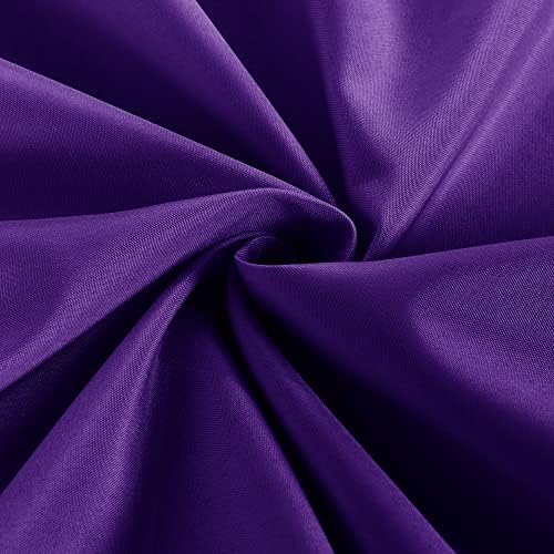 Obstal 2 Pack Table Clothes for 8 Foot Rectangle Tables, Purple - Image 6