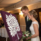 MuralMax Personalized Wedding Signing Tree Canvas Guest Book Wall Art - Image 4