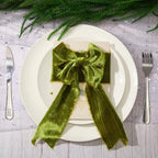 Preboun 4 Rolls Christmas Velvet Ribbon 24 Yards,Olive Green,3 Inch - Image 7