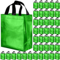 BLEWINDZ 100 Medium Reusable Gift Bags with Handles - Ideal Party Favors & Shopping Bags (10 Colors) by BLEWINDS