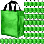 BLEWINDZ 100 Medium Reusable Gift Bags with Handles - Ideal Party Favors & Shopping Bags (10 Colors) by BLEWINDS