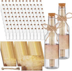 Baderke 100 Pcs 5.6 oz Message Bottles Kit Pirate Party Favors, Vintage by Baderke